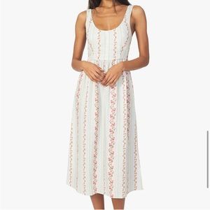 WeWoreWhat Floral Victorian Print Corset Rosewood MODO Dress Small NWOT